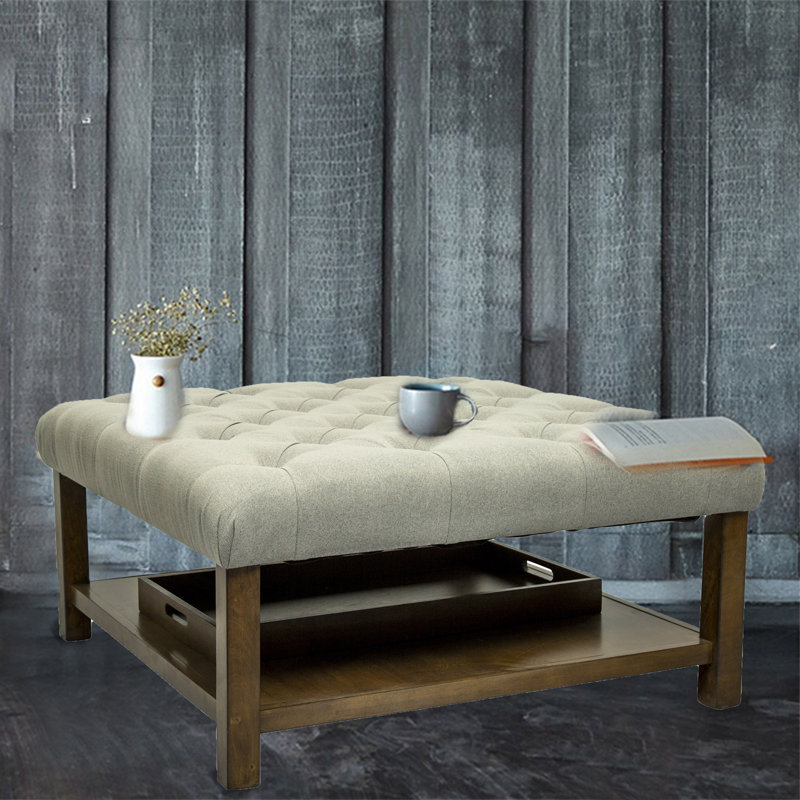 Table basse avec rangement Eureeka, gris