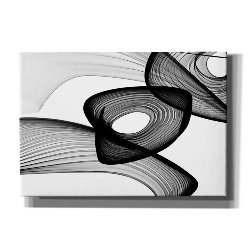 «Graffiti épique» abstrait noir et blanc 22-16 »par Irena Orlov