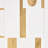 Wooden Geometric Shape Abstrac - Floater Frame Print on Canvas