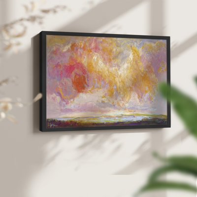 «With a Happy Heart» - Impression encadrée - Restickable