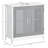 23.5'' W x 23.5'' H x 11.75'' D Free-Standing Bathroom Cabinet,Pedestal Under Sink Bathroom Cupboard with  Adjustable Shelves-370337683