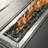 Varna / Carrara 60" Outdoor Marble Porcelain Fire Table 60,000 BTU - Includes Fire Glass, Lid & PVC Cover-51683633-55252146