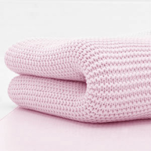 Cotton Baby Blanket, Pink
