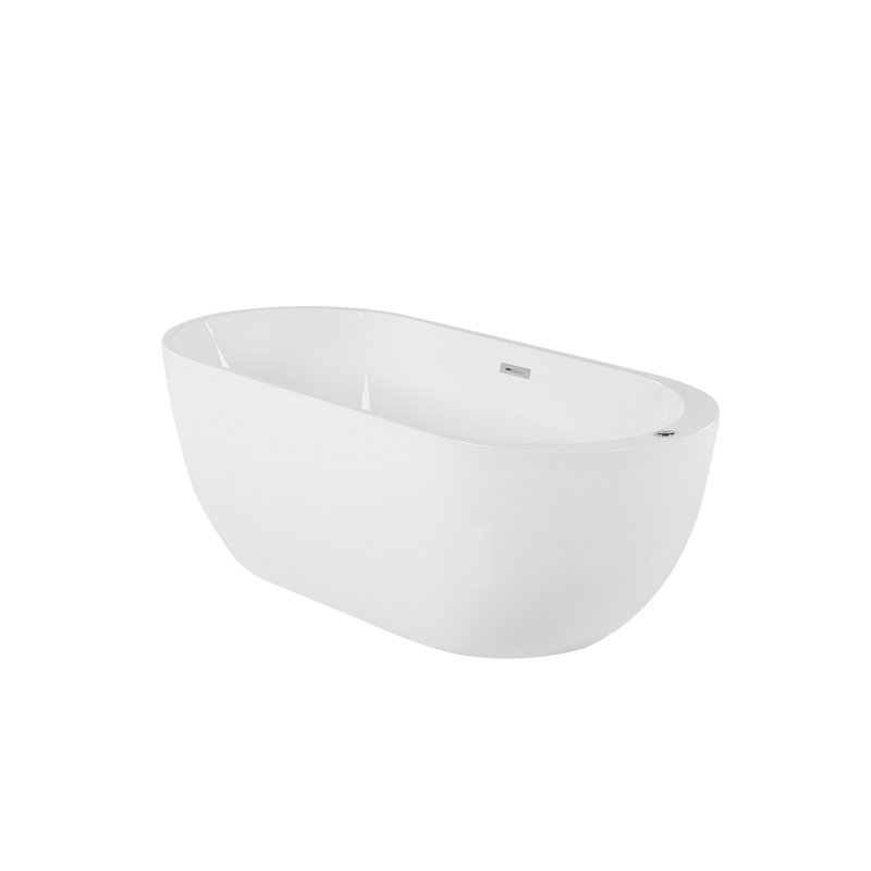 Potvin 1700mm x 800mm Whirlpool Acrylic Bathtub