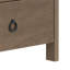 Table de chevet Mucci de style transitionnel en bois massif, 2 tiroirs et étagère, 57,7 cm de hauteur-1331279994-1331279995