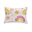 Rainbow & Suns Pink Reversible Microfiber Quilt Set-2045395814