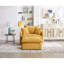 Fauteuil d'appoint pivotant avec repose-pieds-779016236