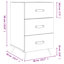 Bursten 40 cm W Iron Bedside Table-2000424083