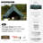 Kylynne Canvas Bell Glamping Yurt Bell Tent with Roof Stove Jack-93980800-93980798
