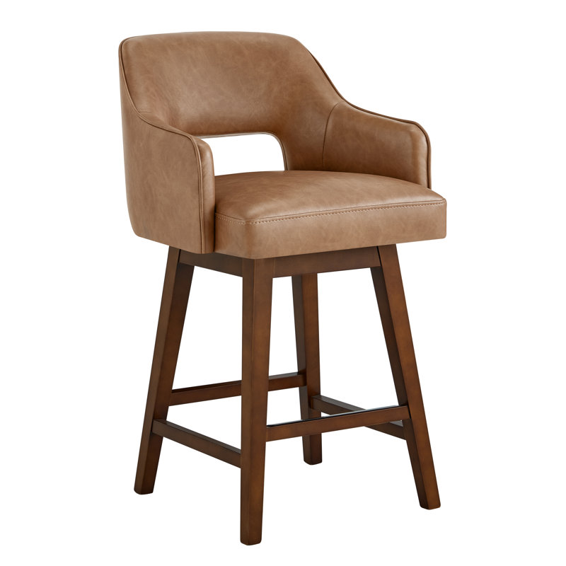Lainey Faux Leather Counter Stool