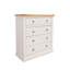 Nault 90 cm W Chest of 5 Drawers