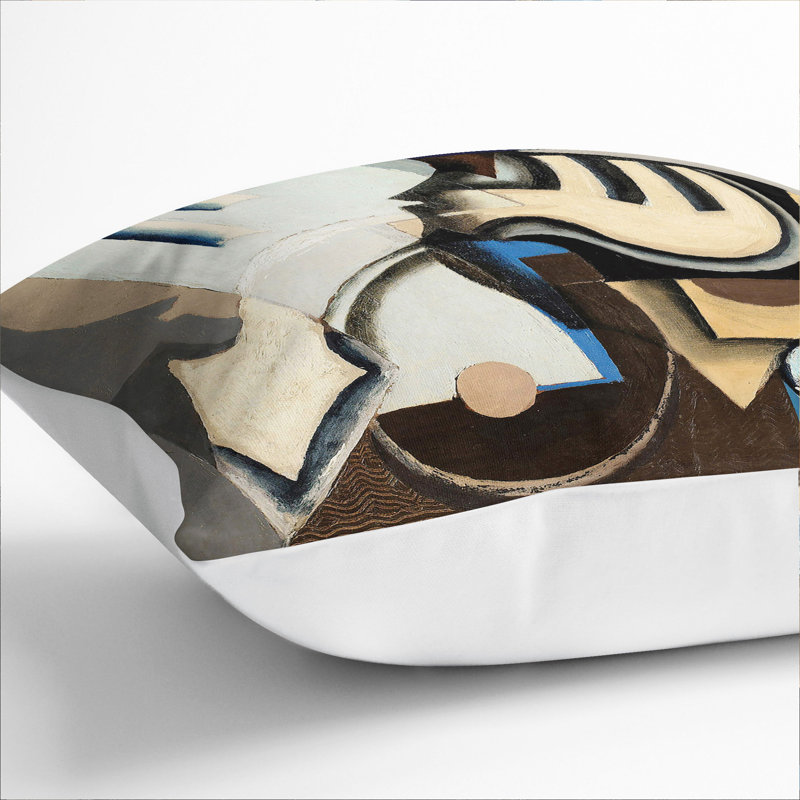 Still Life Vol.4 Square Throw Cushion, White, 55cm H x 55cm W x 20cm D