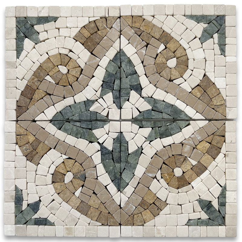 Carrelage mural en mosaïque 4 po x 4 po
