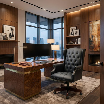 Corralitos Executive Office Chair, Ergonomic High-Back Desk Chair