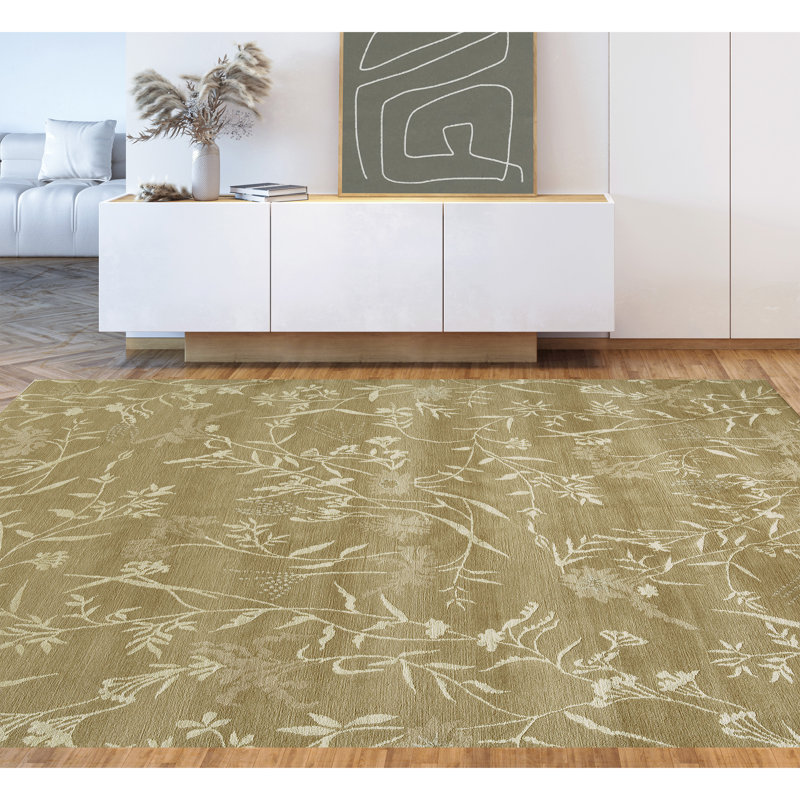 Floral Area Rug, Rectangle 8' x 10'