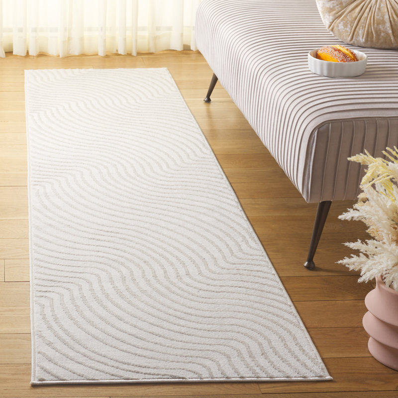 Jhena Performance Abstract Rug, Runner 2'2" x 8'