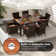 Nahtanha 6-Person Metal Patio Dining Set