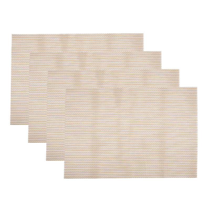 Madrid Solid Colour Rectangle Placemat, Beige