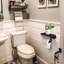 Porte-papier hygiénique avec tablette, porte-papier hygiénique mural avec tablette en bois rustique pour salle de bain, salle de bain (noir)