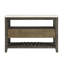Marble Top & Grey Oak Finish Server