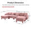Canapé modulaire en U à 4 places Boucle Fabric-966431199-966431194
