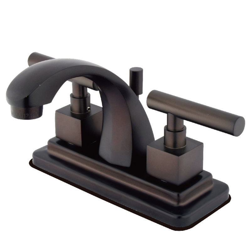 Rio Centerset Bathroom Faucet with Drain Assembly, Oil Rubbed Bronze