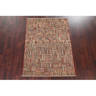 Handmade Gabbeh  Oriental Rug 5x6