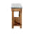 Crockett Industrial Rustic Solid Wood Frame Rectangular Console Media Table With Storage-724664890