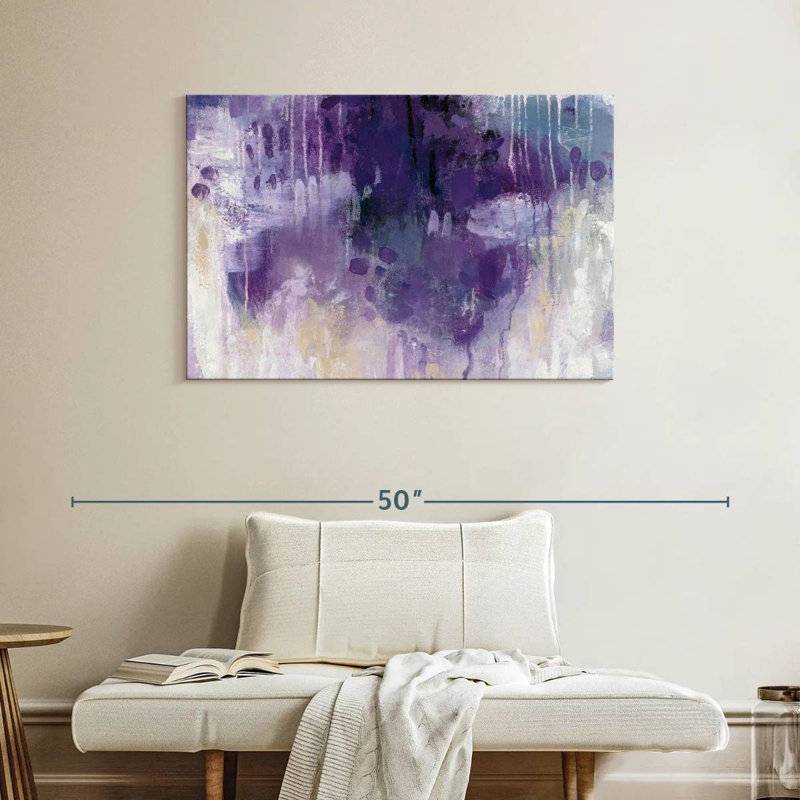 Avery Violet Rain, 26" H x 39" W