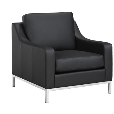 Fauteuil en cuir Kase