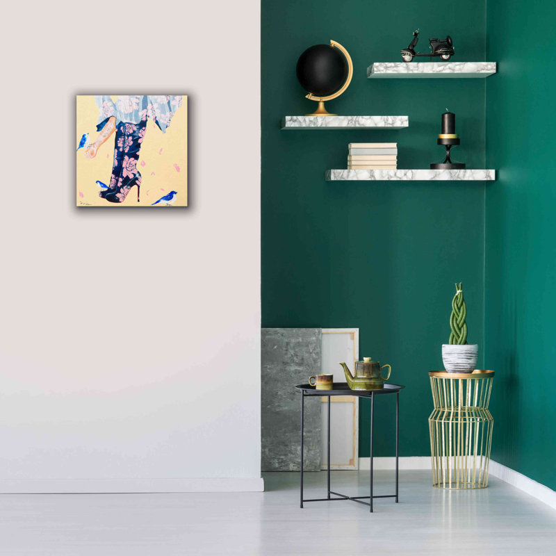 «Her Best Friends» par Pamela K. Beer, impression sur toile, H 18 po x l 18 po x P 0,75 po
