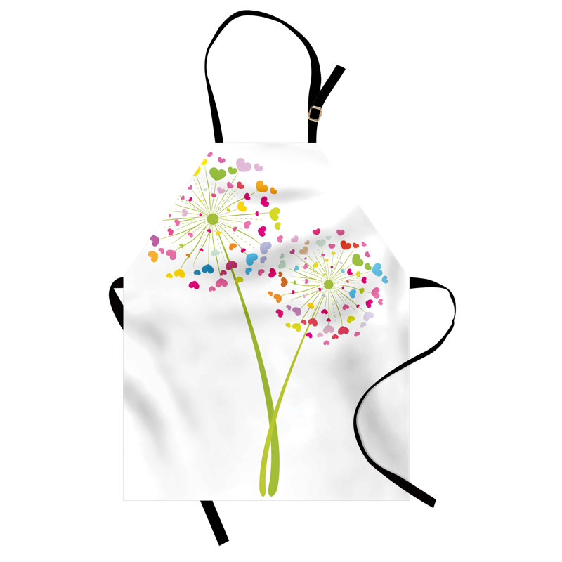 Multicolore East Urban Home, tablier pour la Saint-Valentin unisexe