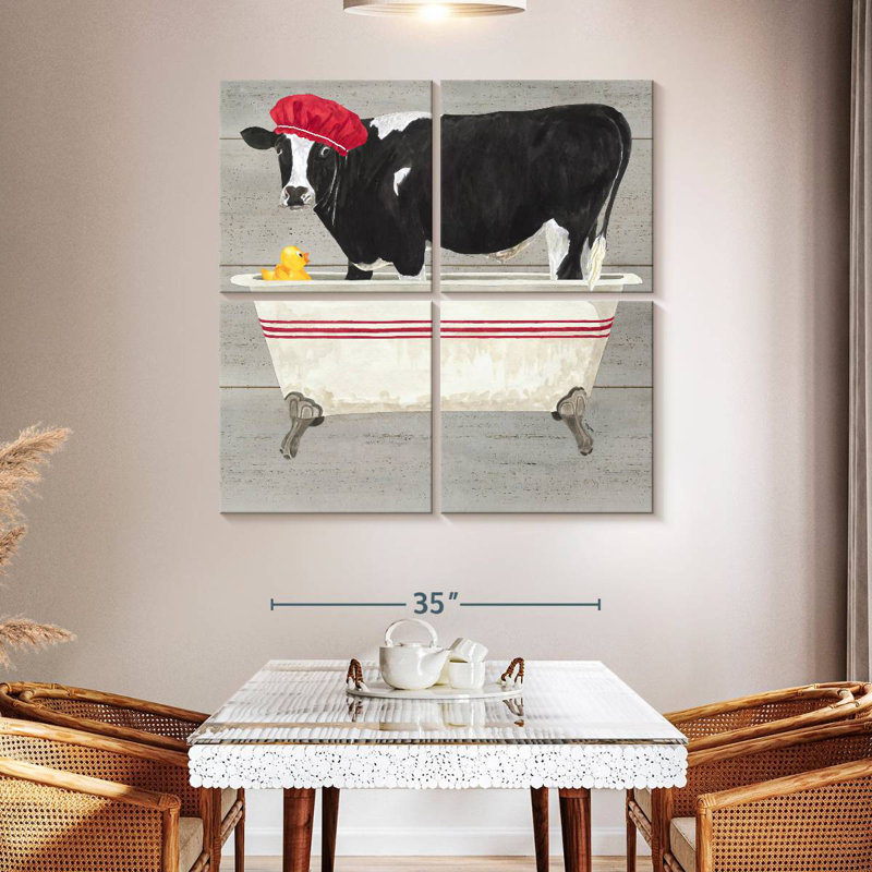 Ketti Bath Time For Cows Tub, 45" H x 45" W