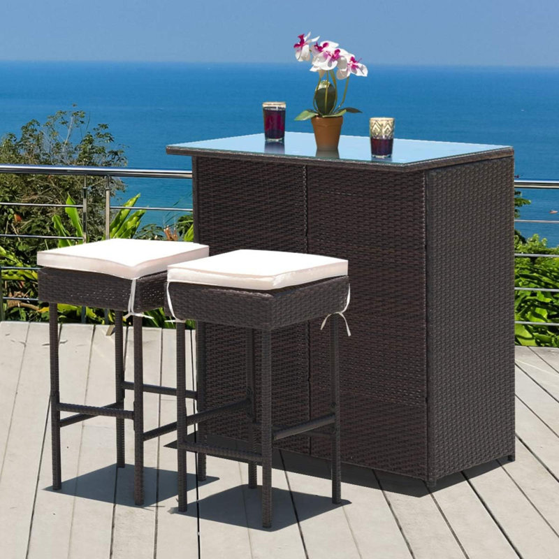 Reyer Bar Set with Stools