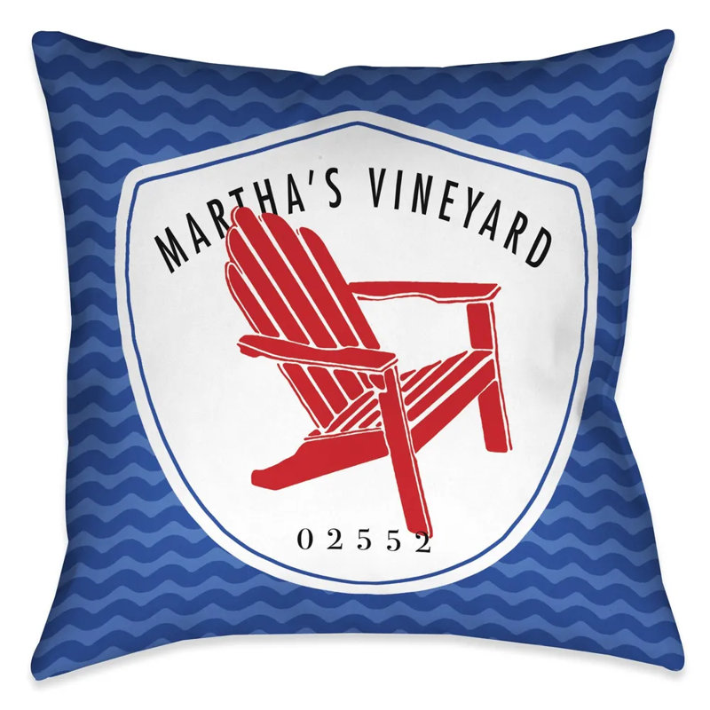 Martha's Vineyard Reversible Throw Pillow