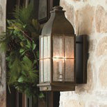 Welles Sienna Outdoor Wall Lantern