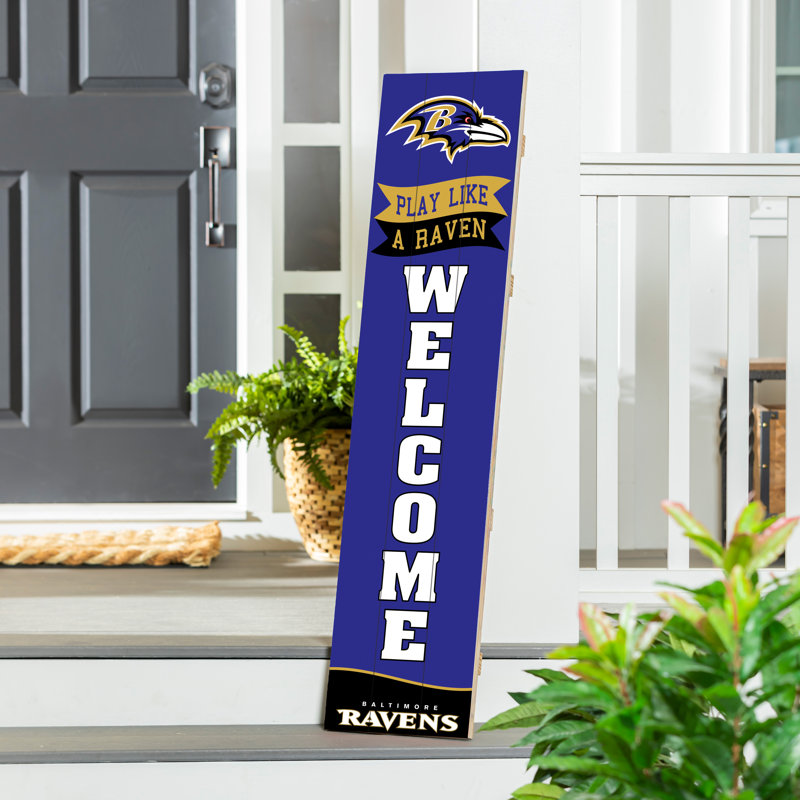 Enseigne murale 47 po NFL, NFL Baltimore Ravens