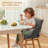 Toddler Booster Seat For Dining Table, Waterproof Kids Booster Seat For Kitchen Chair With Adjustable Straps And Non-Slip Bottom, Portable Increasing Cushion-121496585