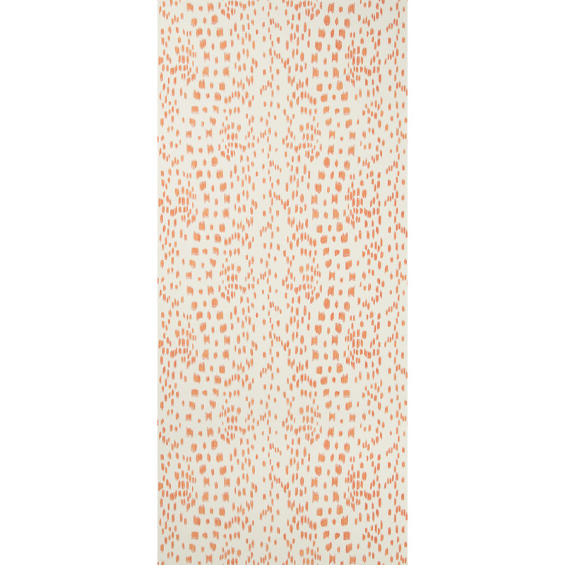 Volume Les Touches 57 36' L x 24" W Wallpaper Roll, Tangerine
