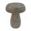 Table d'appoint champignon, texture semblable au bois, couleur naturelle