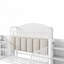 Structure de lit plateforme simple en métal avec tablettes de rangement coulissantes-1144509396