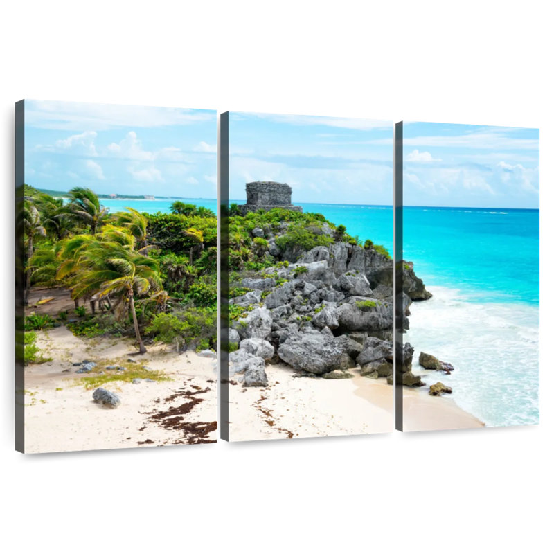Gillard, ruines de Tulum, H 42 po x l 65 po