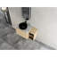 Meuble-lavabo mural de 42 po avec lavabo d'art en céramique, 1 tablette de rangement et 45 poignées cachées Fonctionnalité unique 2 portes à fermeture douce, matériau d'eau idéal pour les salles de bain humides-131262762