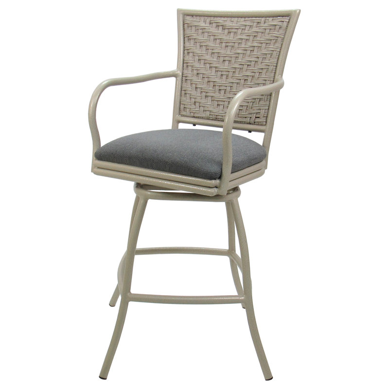 3 lin gris foncé sur fond beige 26 po, Gris foncé, Siège d'une hauteur de 30 po
