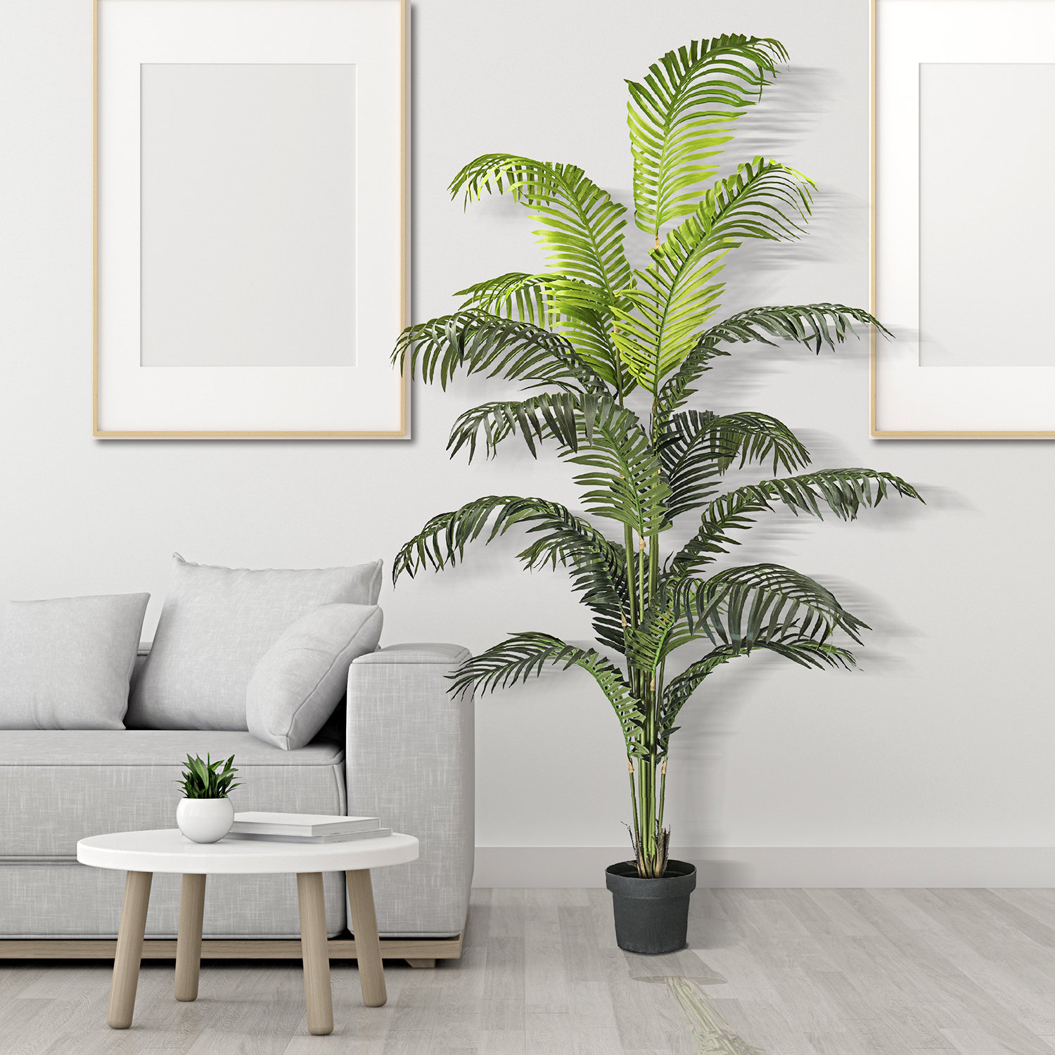72" Palm Tree in Pot, 72" H x 32" W x 32" D