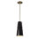 (6) Luminaire suspendu conique 1 lumière - Tige rigide