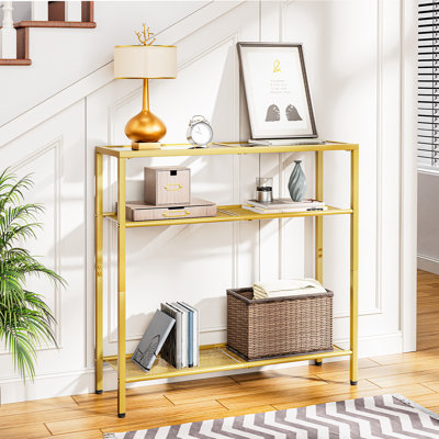 Canterbury Glass Console Table