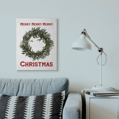 « merry christmas couronne », impression