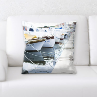 Edmund Yacht Throw Pillow