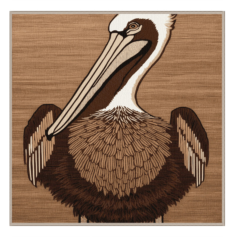  Tapis lavable pélican brun, Carré 6 pi